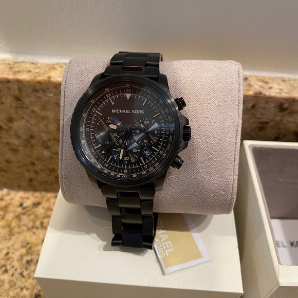 Michael Kors Other - 🔥MEGA SALE🔥 Black Stainless Steel MK Watch
